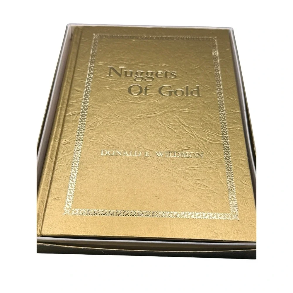 Nuggets Of Gold 1977 Donald Wildmon Hardcover Book Christian Devotional Stories
